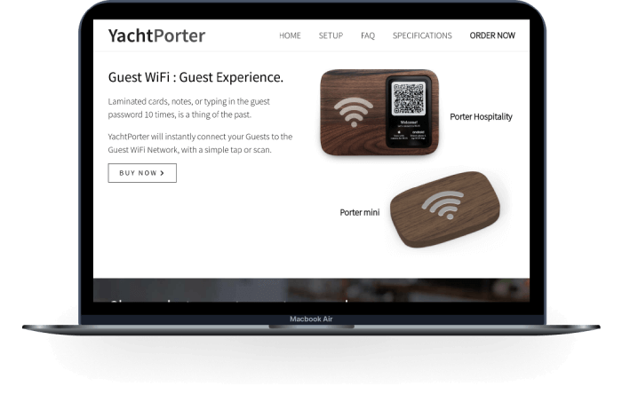 Αρχική σελίδα της YachtPorter
