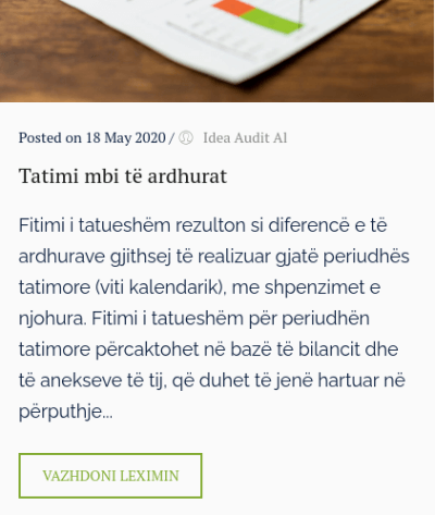 Παράδειγμα blog στη σελίδα της Idea Audit