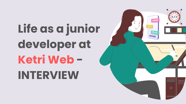 Web developer που δουλεύει στην Ketri Web